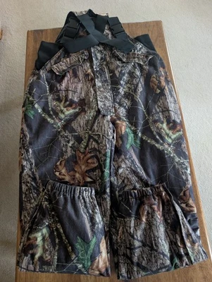 Woolrich Camo Hunting Bib Overalls Lined Mossy Oak Men’s Size Large - Image 1 of 4