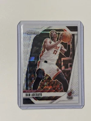 2024-25 Panini Prizm Bam Adebayo #97 White Prizm 01/38  Miami Heat - Image 1 of 2