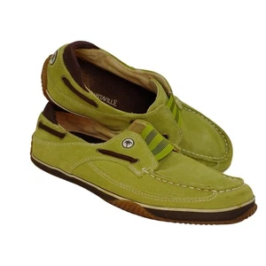 Margaritaville One Love NUEVO con etiquetas Zapatos sin cordones de cuero verde - Talla 7 - Imagen 1 de 7