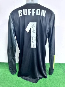 MAGLIA JUVENTUS BUFFON AUTOGRAFATA MATCH WORN ISSUE SHIRT CAMISETA COA 2013/2014 - Imagen 1 de 6
