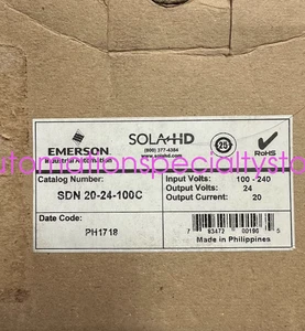 1 PIEZA Nueva fuente de alimentación conmutada EMERSON SDN 20-24-100C vía DHL/Fedex - Imagen 1 de 1