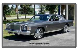 1978 Chrysler Cordoba Fridge Magnet - Picture 1 of 1
