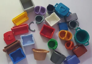 Playmobil Korb Kisten Eimer Werkzeugkisten u.v.m. Einzelteile - zum aussuchen - Bild 1 von 8