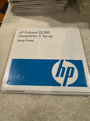 HP ProLiant DL380 Generation 5 Server Setup Poster CD and  Doc. set  403546-005  - Image 1 of 2