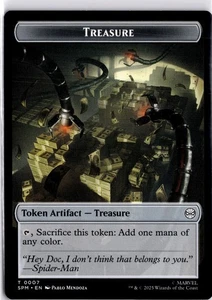 Spider // Treasure Double-Sided Token T Marvel's Spider-Man 3 // 7 MTG Card - Picture 1 of 2