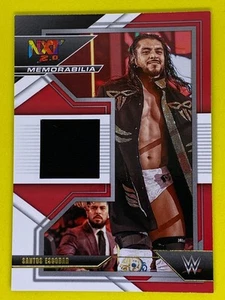 Santos Escobar Panini NXT 2.0 UK Red Relic Numbered /99 Wrestling Trading Card - Picture 1 of 2