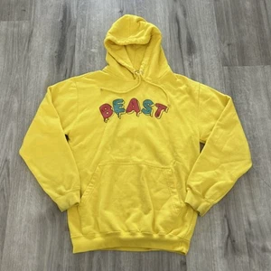 Mr Beast Spellout Official Hoodie Sweatshirt Unisex Small - Older - Picture 1 of 8