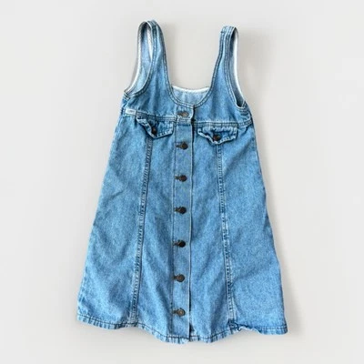 Jersey vaquero vintage Lee Girls talla 8 botones delanteros  Foto 1 de 4