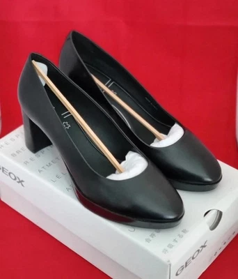 Geox женщин официальный. кожаные туфли размер 7,5 RRP £115 - Изображение 1 из 4