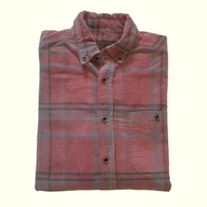 CAMISA DE FRANELA DE COLECCIÓN AÑOS 90 OUTFITTERS AGUA TRANSPARENTE DESCOLORIDA CON BOTONES 100% ALGODÓN TALLA M - Imagen 1 de 7