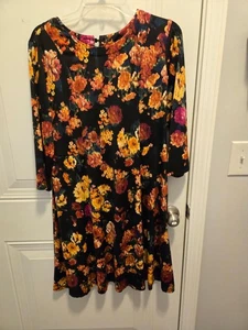 Abito donna Danillo Boutique manica 3/4 - Taglia Large - Multicolore - Foto 1 di 2