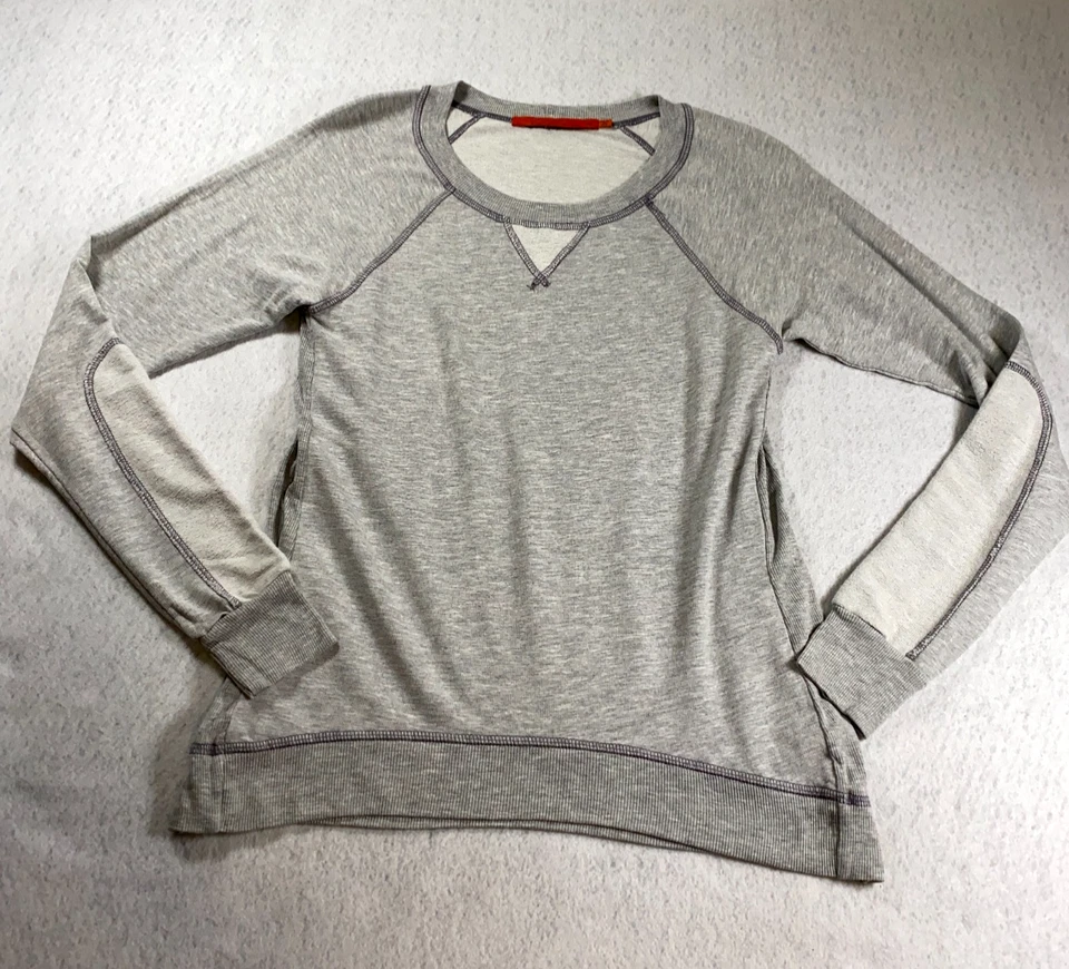 Suéter Feel The Piece para mujer talla única gris cuello redondo manga larga elástico nuevo sin etiquetas Foto 1 de 4
