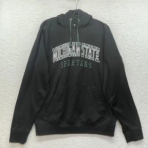 Sudadera con Capucha Michigan State Spartans Para Hombre Grande Negra Verde NCAA College - Imagen 1 de 10