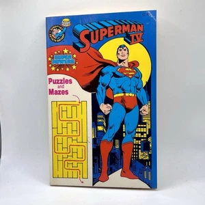 1987 Superman IV Puzzle And Maze DC Comic Activity Book NEW - Bild 1 von 4