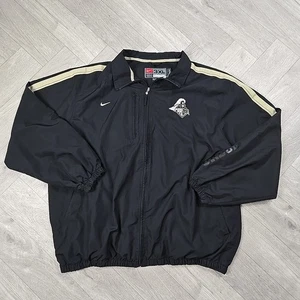 Vintage Nike 3XL Purdue Boilermakers Jacket Full Zip Embroidered Windbreaker - Picture 1 of 24
