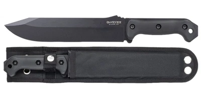 Cuchillo Bowie de Combate KA-BAR Becker BK9 | Hoja Full Tang de 9,25" con Funda Negra EE. UU. Foto 1 de 4