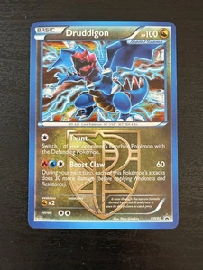 Pokemon Druddigon Holo Blanco y Negro Promo BW80 LP - Imagen 1 de 2