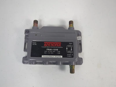 ANTRONIX FRA1-1510 Cable TV Booster Amp Forward/Return Amplifier NoPower Adaptor - Image 1 of 3