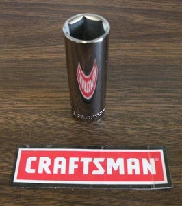 NEW CRAFTSMAN 3/8" Dr Drive - DEEP SAE Inch In SOCKET 6 Pt Point 6pt - ANY SIZE - Picture 1 of 1