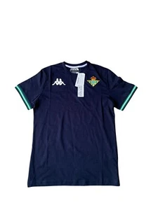 Kappa Real Betis Training Shirt Mens Small Blue Slim Fit 2021/22 - Picture 1 of 11