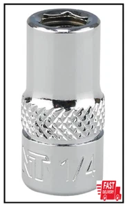 K301-008 1/4-Inch Drive to 1/4-Inch Hex Bit Holder Socket, 1/4"DR to 1/4"H Magne - Picture 1 of 1