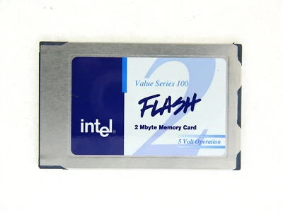 Intel 2MB Memory Series 100 FLASH PCMCIA CARD 5 Volt iMC002FLSC-10 - Image 1 of 2