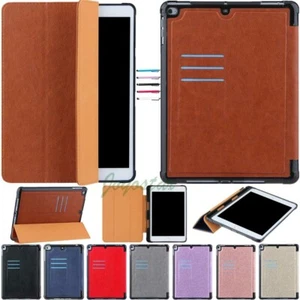 For iPad 8th 7th 6th 5th Gen/Mini/Air/Pro Folding Stand Flip Leather Case Cover - Picture 1 of 53