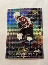 1999-00 UPPER DECK BLACK DIAMOND DIAMONATION PETER FORSBERG COLORADO #D18