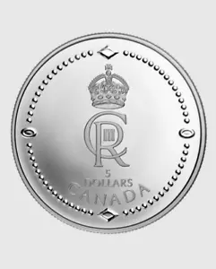 Canada (2023) His Majesty King Charles III's Royal Cypher $5 Pure Silver Coin - Afbeelding 1 van 5