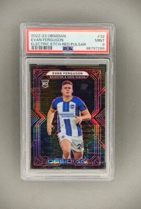 Evan Ferguson Panini Obsidian 2022/23 Rookie Card RC Red Etch Pulsar /30 - PSA 9 - Bild 1 von 2