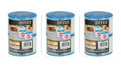 6 x Filterkartusche S1 Pure Spa Intex Whirlpool Filter Ersatzfilter Pool