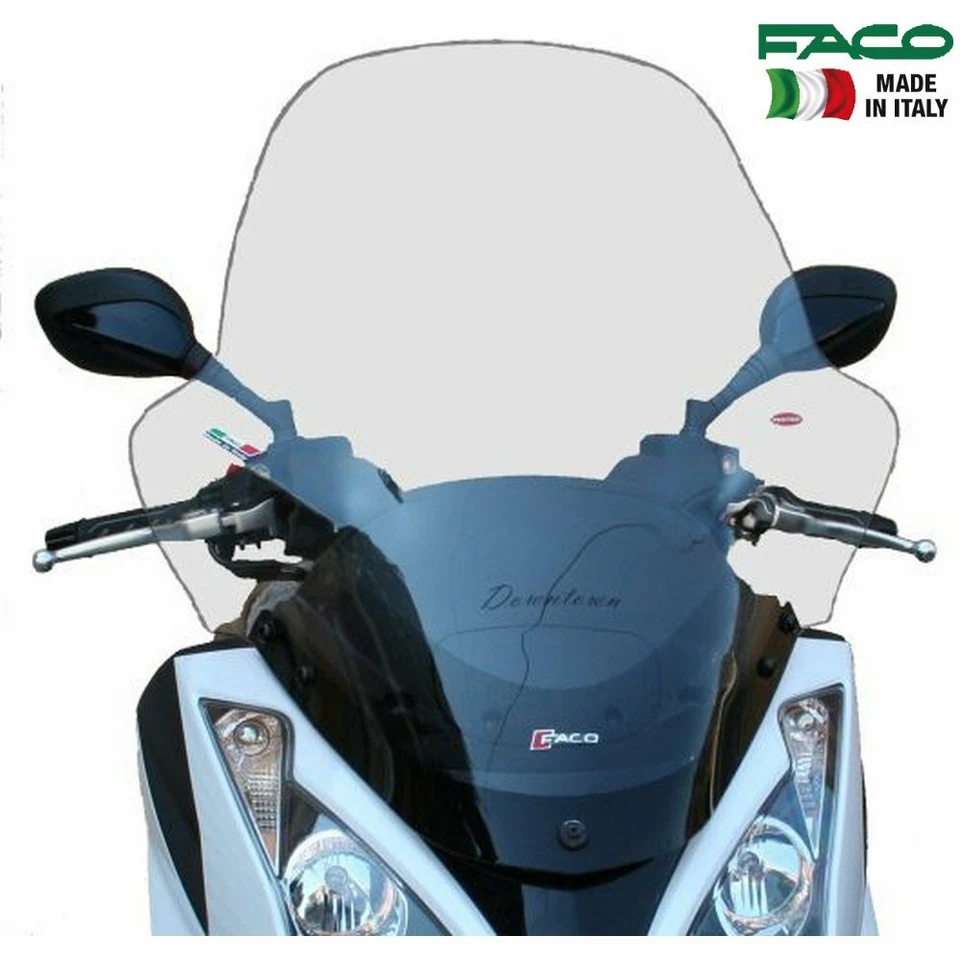 FACO 23101 PARABREZZA 4MM CON SERIGRAFIA KYMCO 300 DOWNTOWN 2009-2015 - Imagen 1 de 1