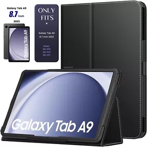 Funda inteligente de cuero con soporte magnético abatible para Samsung Galaxy Tab A9 8,7 pulgadas 2023 - Imagen 1 de 6