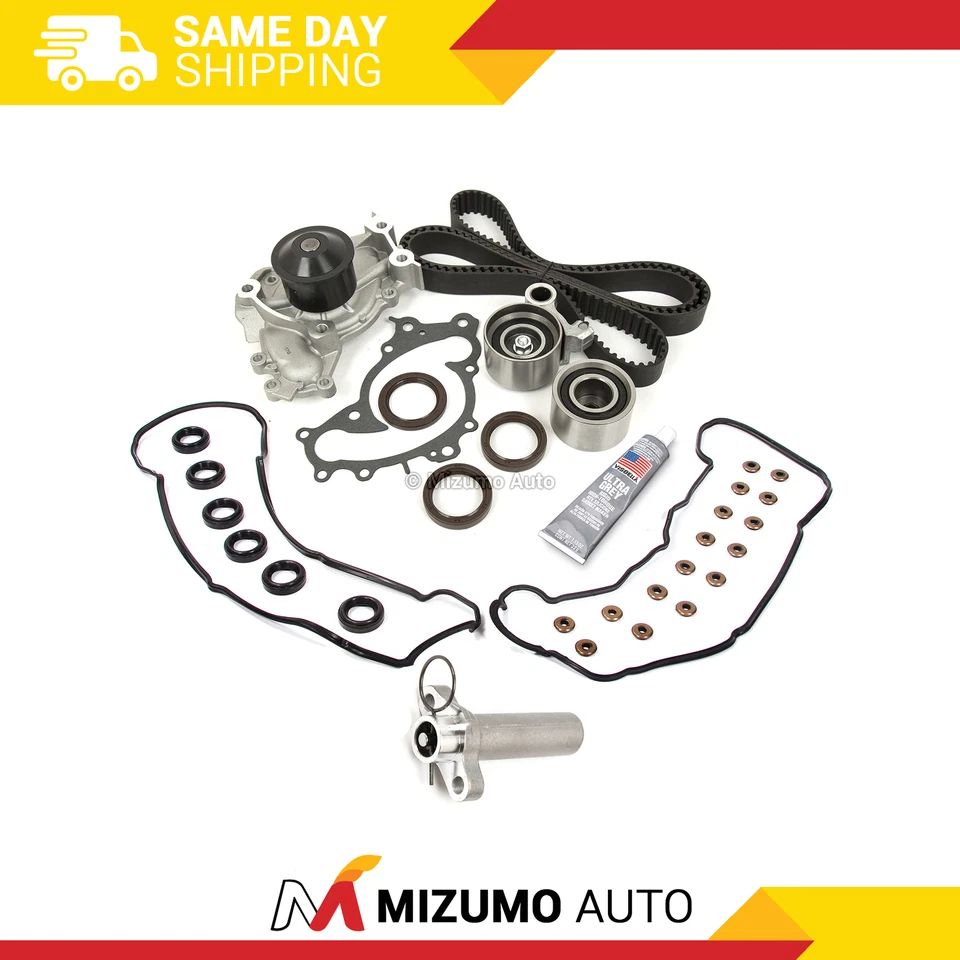 Kit de correa de distribución junta de bomba de agua compatible con 95-04 Lexus Toyota Avalon Camry 3.0 1MZFE Foto 1 de 4