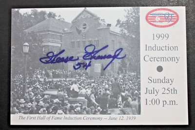 Goose Gossage White Sox Yankees Autographed HOF Induction Postcard JSA - Image 1 of 4