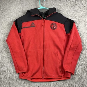 Adidas Manchester United ZNE Anthem Jacket Red Men s L - Picture 1 of 11