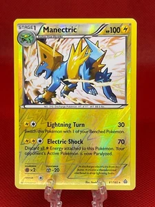 Juego de cartas coleccionables Pokémon Manectric 61/160 Holograma inverso XY Primal Clash X&Y inglés 2015 casi nuevo - Imagen 1 de 2