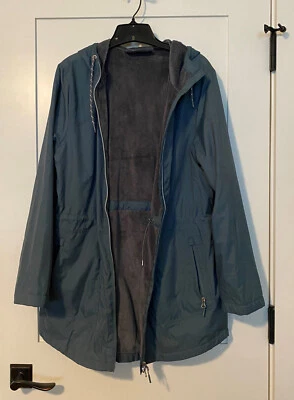 Pelúcia feminina Free Country verde sálvia forrada Anorak média nova sem etiquetas - Imagem 1 de 4