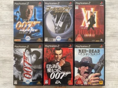 SONY PS2 007 series & XIII Thirteen & Red Dead Revolver set from Japan - Image 1 of 4
