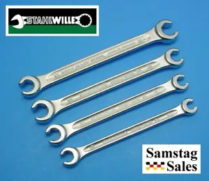 STAHLWILLE 24/4 Set of 4 Flare Nut wrenches Type 24 Includes: 8 9 10 11 12 13 14 - Picture 1 of 2