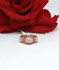 Gorgeous Nwt Gold Tone Pink Cabochon Jz  Ring Size 9  Cat Rescue
