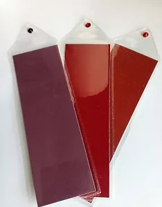 Shimmer Rhinestone Bookmarks w/ Bookmark Sleeves, Pink, Purple, Red - Picture 1 of 1