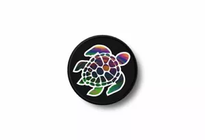 Patch badge embroidered border printed iron applique turtle scuba diving diver - Picture 1 of 1