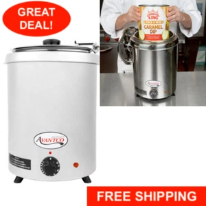 Avantco 6 Qt Stainless Steel Soup Kettle Warmer Commercial Nacho Cheese #10 Can - Picture 1 of 12