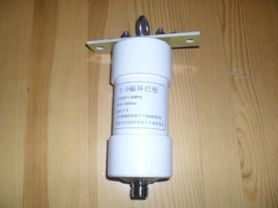 Antena HAM Balun de onda corta 1:9 1-56 MHz 1000 W SSB CW LSB USB AM FM 50Ω a 450Ω Foto 1 de 4