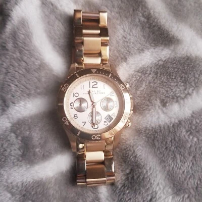 Reloj Marc Jacobs Unisex Tono Rosa "Rock Cronógrafo Foto 1 de 4