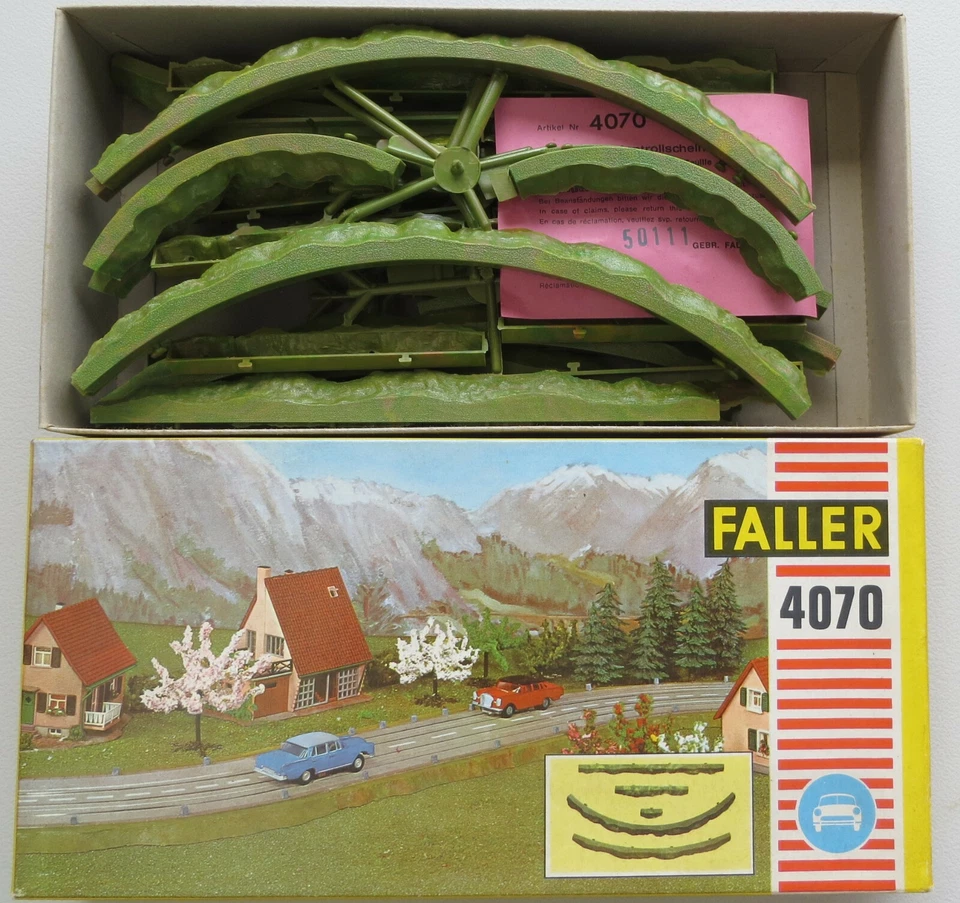 Faller AMS 4070 - Ensemble De Talus De Route En OVP, Jouet Des Années 60 (EPS15) - Photo 1/1