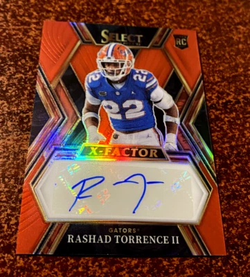2023 Select DP Rashad Torrence II X-Factor RED Prizm Rookie Auto GATORS/ LA RAMS - Image 1 of 2