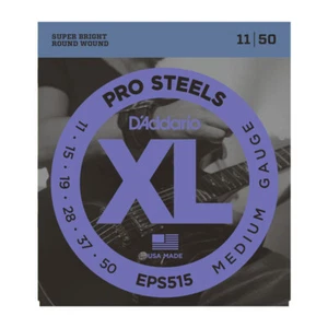 D'Addario EPS515 XL Pro Steels rund umsponnene Saiten für E-Gitarre 11-50 - Bild 1 von 1