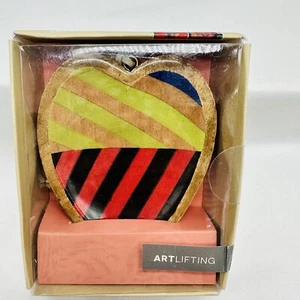 DEMDACO ArtLifting Heart Ornament - Broken Spectrum - Picture 1 of 12